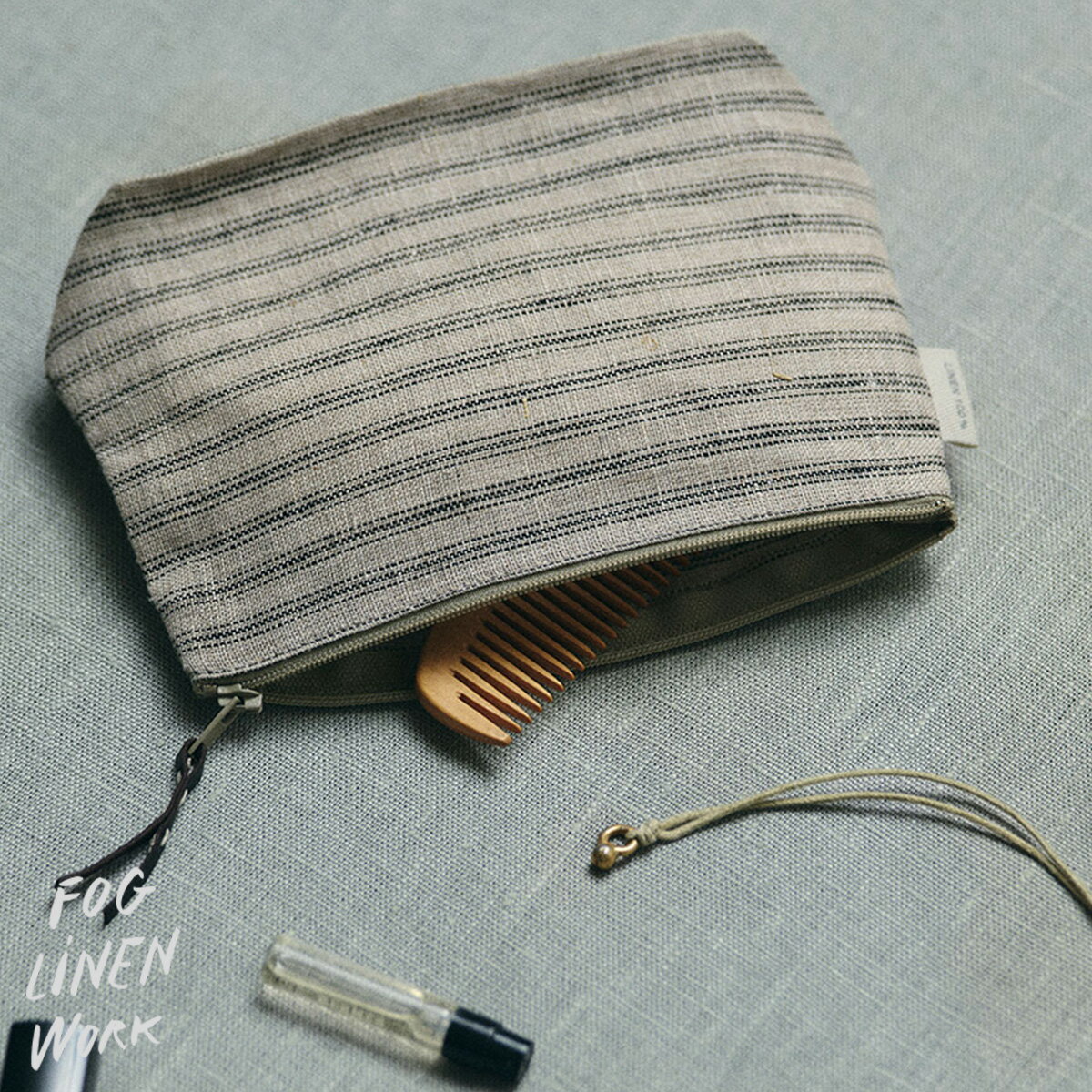 フォグリネンワーク クリス ポーチ リアム リトアニア製 fog linen work