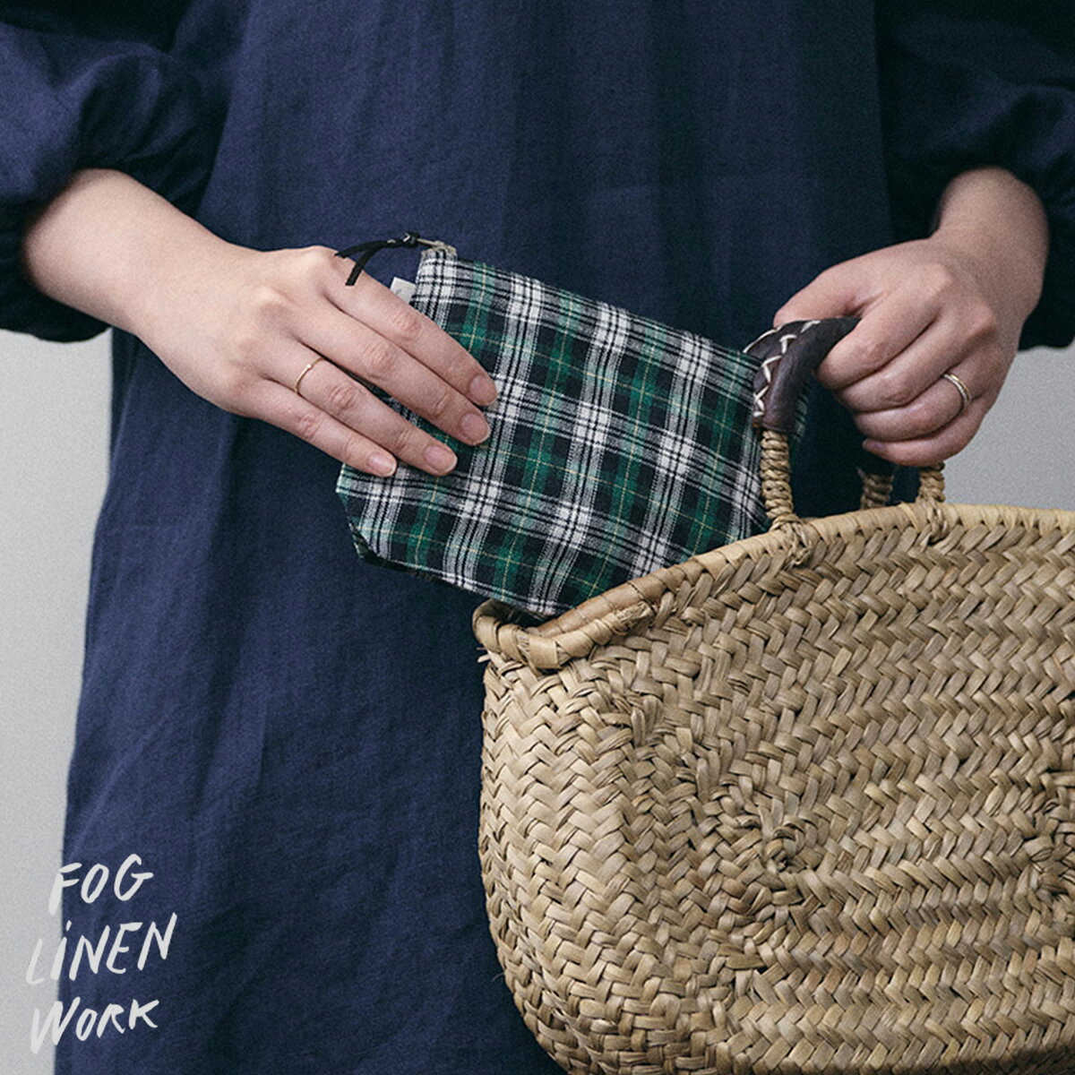 フォグリネンワーク クリス ポーチ ローガン リトアニア製 fog linen work