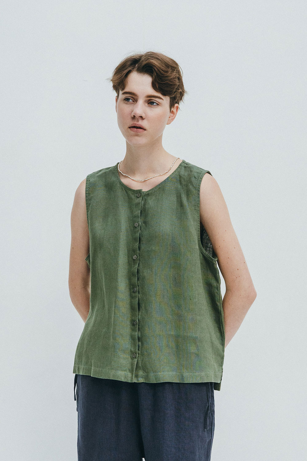 Rakuten - 【即納 春】フォグリネンワーク アビゲイル　ジレ　シトロネル 【未試着品】 fog linen work 【2026 SPRING WEAR】