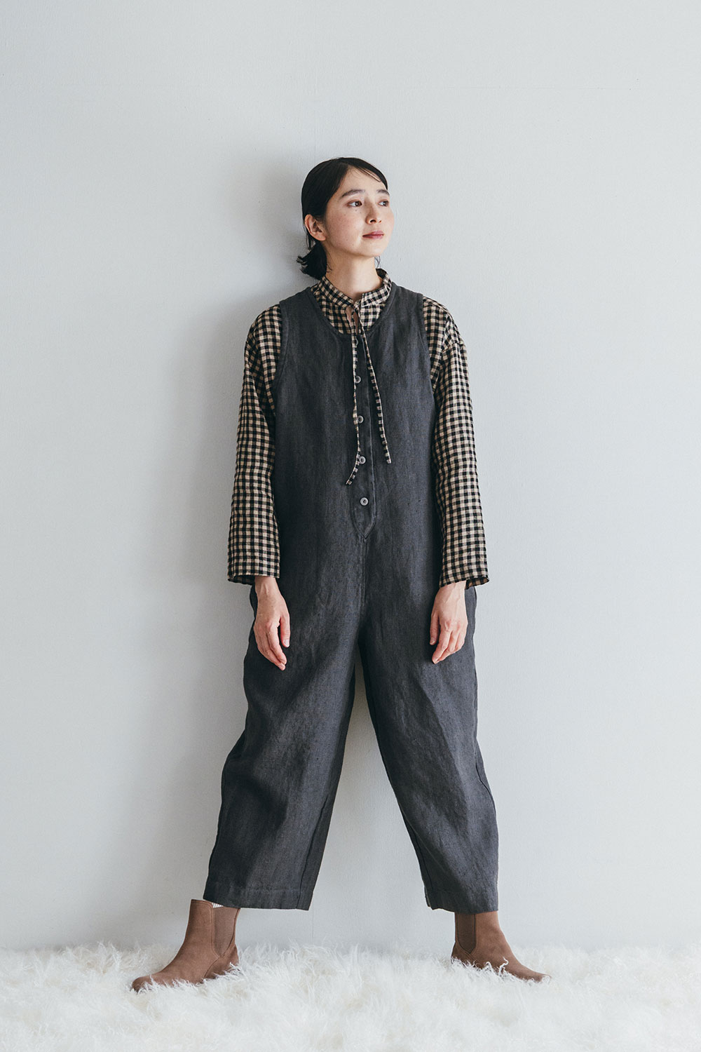 fog linen work フォグリネンワーク デニムオールインワン ほぼ日 楽天市場】fog linen work（オールインワン・サロペット｜レディース