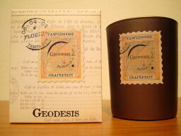 ジェオデジス(GEODESIS) メタリックグラスキャンドル220g グレープフルーツ 旧パッケージ(5712)