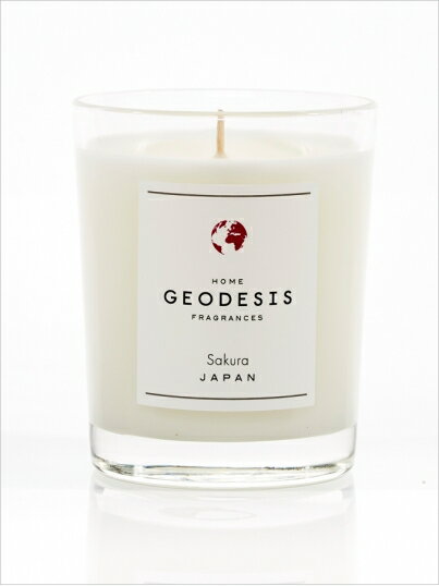 ジェオデジス（GEODESIS） フレグランスキャンドル180g　サクラ（アースモチーフ）