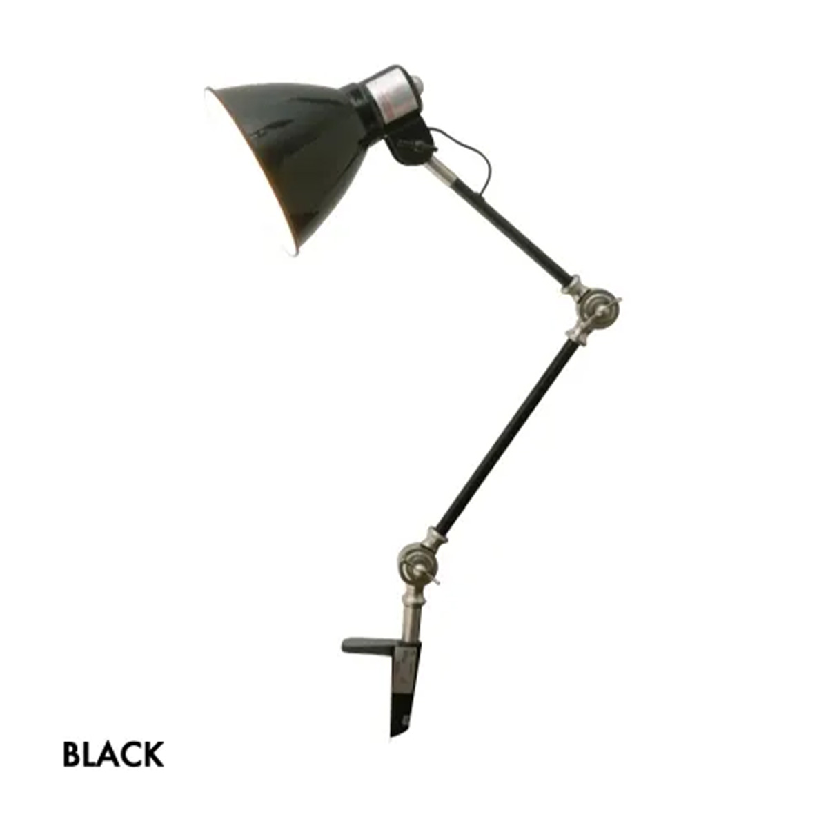 （HERMOSA）インダストリー（デスクランプ）ブラックBLACK（グリップ）（INDUSTRY DESK LAMP）（ハモサ）