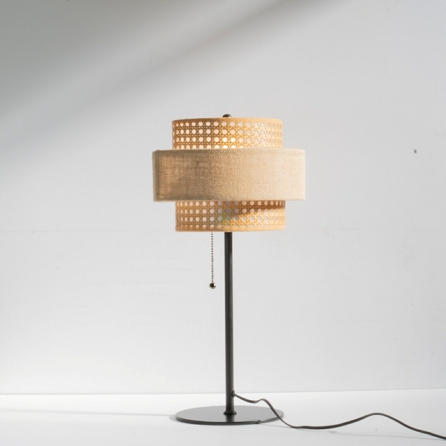 Rakuten - HERMOSA リーデン テーブルランプ ウォールナット RIEDEN TABLE LAMP WALNUT ハモサ ※LED電球1個付属