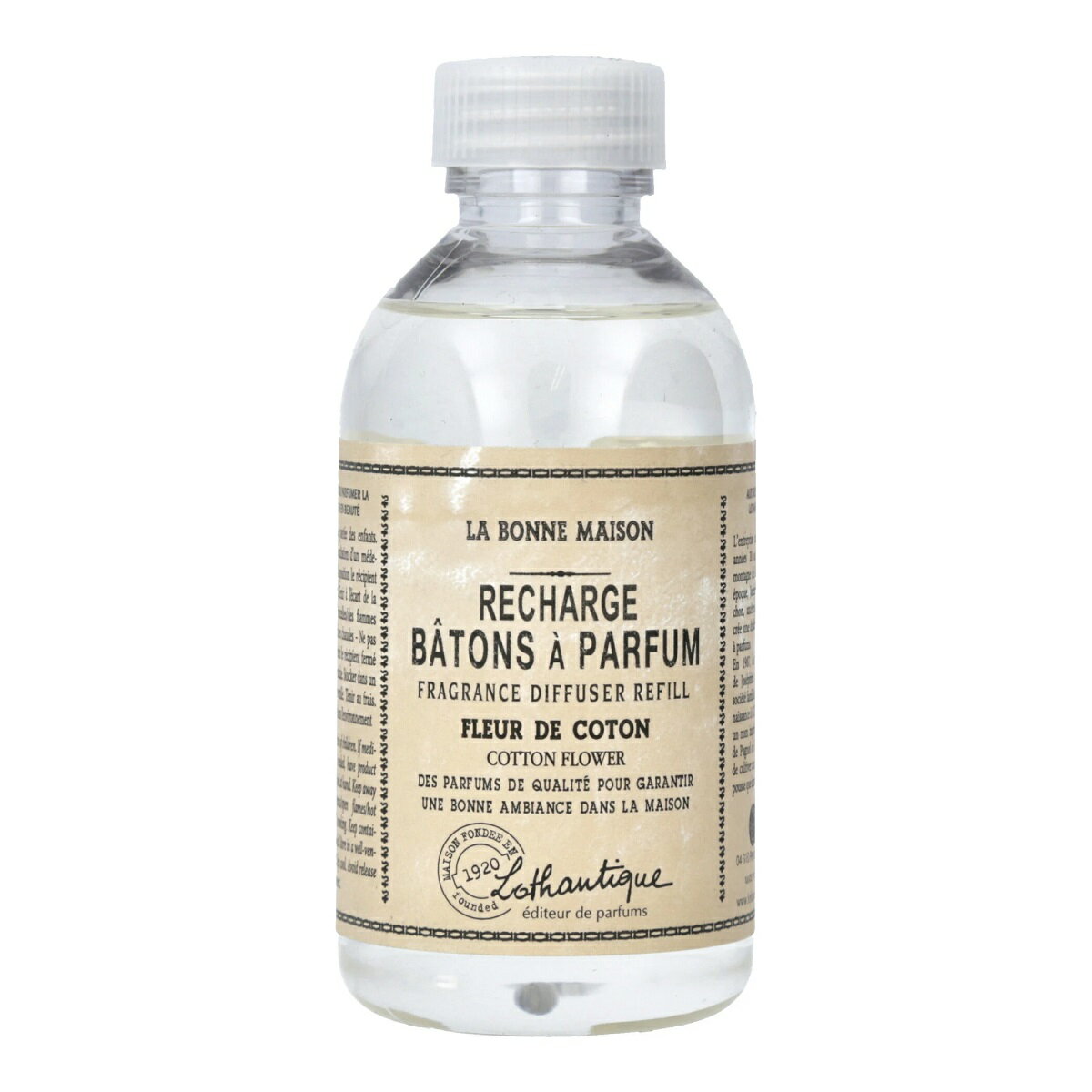 （Lothantique）（ロタンティック）フレグランスブーケ用リフィル200ml コットンフラワー（ボンメゾン）（La Bonne Maison）