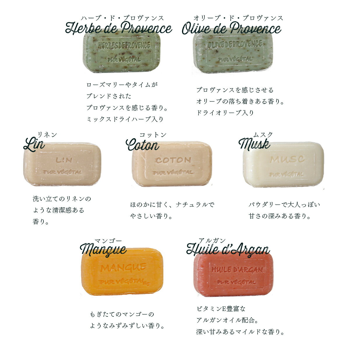 (サボネリー)ベジタブルソープ100g ハーブ...の紹介画像3