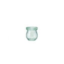 （WECK）ガラスキャニスター788（Mini Tulip）40ml（蓋XSサイズ）（リサイクルガラスの為気泡歪み等有ります。多少の擦れ傷等も有ります。ご承知お願いいたします。）（リサイクルガラス瓶）