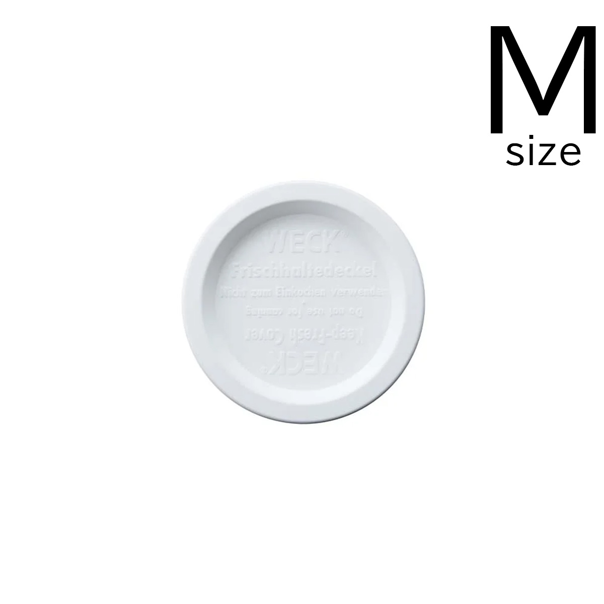 樂天商城 - WECK ガラスキャニスター用プラスチックカバー 【Mサイズ】 φ90mm（1枚単位での販売）