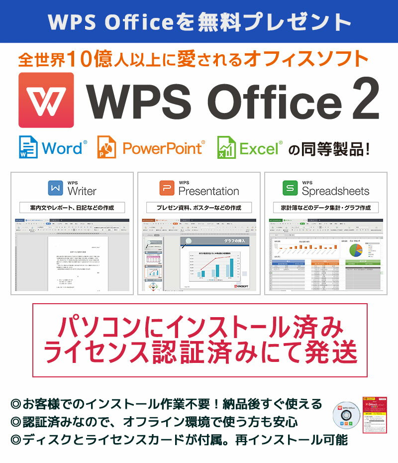 オススメ美品ノート中古ノートパソコン富士通LIFEBOOKA576/PWindows10ProCorei36100Uメモリ8GBHDD500GBDVDマルチ15.6型無線LANフルHD液晶WPSOffice付き(2411)3ヵ月保証初期設定済み中古パソコン中古PC