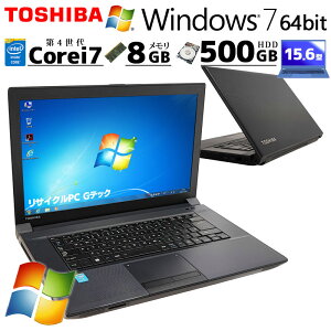 Win7 64bit ťΡȥѥ  dynabook B554/U Windows7 Core i7 4610M  8GB HDD 500GB DVD-ROM 15.6 WPS Office (2831) 3ݾ/ Ѥ ťѥ PC