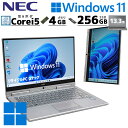 ^ y Ãp\R NEC VersaPro VKT16/G-4 Windows11 Pro Core i5 8250U  4GB SSD 256GB 13.3^ LAN Wi-Fi 13C` B5 / 3ۏ Ãp\R PC Ãm[gp\R ݒς (5156a)