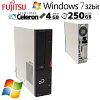 Win7 32bit 中古デスクトップ 富士通 ESPRIMO D582/G Windows7 Pro Celeron G1610 ...