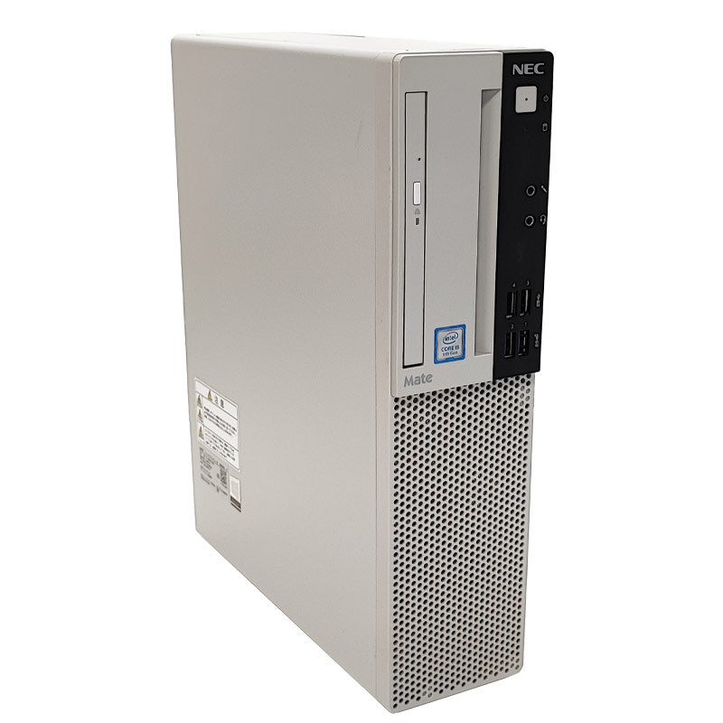 第9世代i5 中古デスクトップ NEC Mate MUM29/L-5 Windows11 Pro Core i5 9400 メモリ 8GB 新品SSD 512GB DVDマルチ 液晶モニタ WPS Office付 本体 / 3ヶ月保証 中古パソコン 中古PC 中古デスクトップパソコン 初期設定済み office付き (6880lcd)