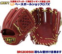 ゼット プロステイタス BRGB30566 名手源田モデル ブラウン×パステルブラウン紐（4032）一般軟式用 ショート用グラブ サイズ4 革質最高 野球 GTK