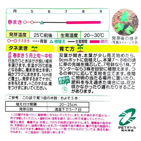 【タキイ種苗】朝顔　曜白混合（1ml）【定形郵便・定形外郵便での発送のみ送料無料...