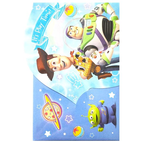 トイストーリー★ダイカットポチ袋（同柄2枚入）【定形郵便・定形外郵便での発送のみ送料無料】ディズニ..