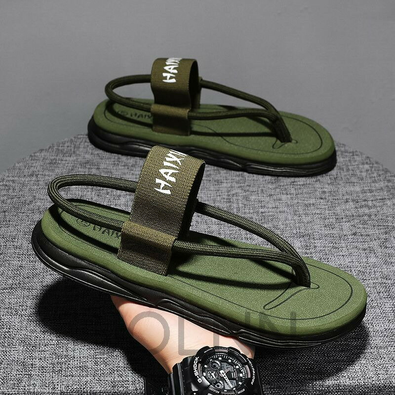 一足両用 メンズ 鼻緒付きサンダル トングサンダル 痛くない スリッパ ビーチサンダル 2WAY 夏用 さん..