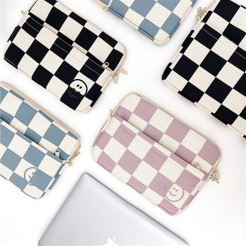 【楽天スーパーSALE限定半額】タブレットケース パソコンケース IPAD 撥水 タブレットバッグ PCケース チェック柄 肩掛け 高校生 大学生 持ち運び スクールタブレットケース 11インチ 13インチ 大人 バッグ トートバッグ 手提げ スクールバッグ