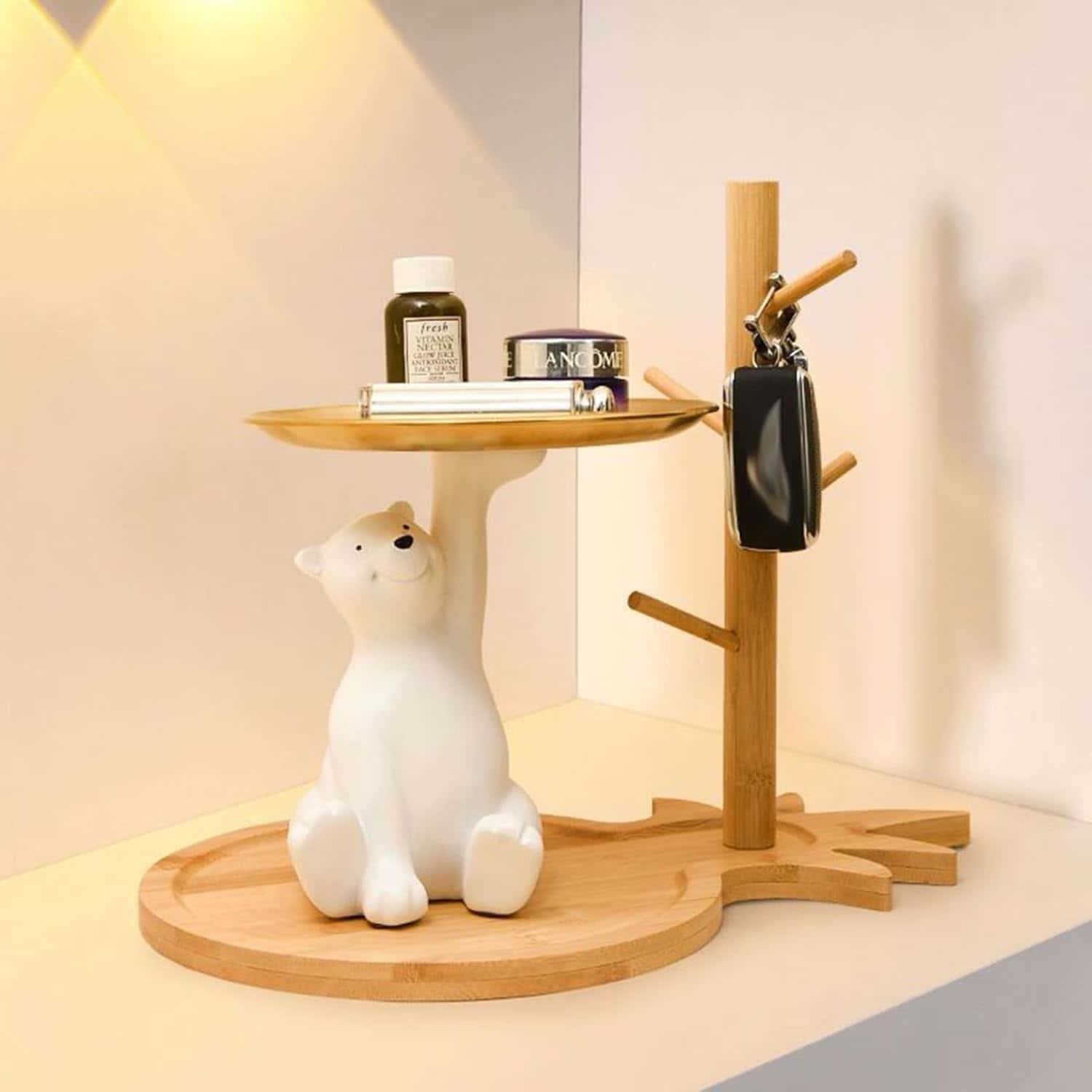 Sundries Box - 鍵置き 玄関 インテリア 動物の置物 トレイ収納 可愛い 面白い 木組み パネル 卓上 収納 小物 スタンド 腕時計 ジュエリー 化粧卓 父の日 友達 ギフト