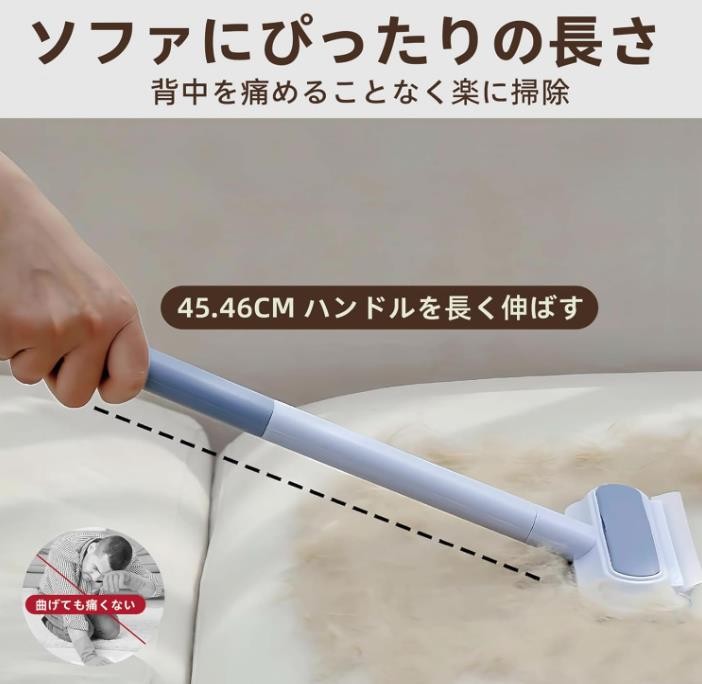じんかんShopのペ 抜け毛取り用品 犬用 猫 ペットブラシ 4-in-1 取りクリーナー 抜け毛取り 毛玉取り ワイパー 抜け毛 抜け毛取りブラシ 毛取り 送料無料｜アングル3