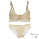 ブラジャー ショーツ セット ブラセット レディース レース 花柄 3/4カップ 蒸れない ブラ 下着 レディース セット ランジェリー ブラ セット 上下セット(4)
