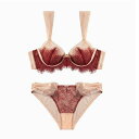 「新品」ブラジャーショーツ セット 総レース シースルー 下着セット 下着 セクシー ランジェリー 下着 透け透け レディース 女性 ブラジャー ノーパッドBCDEカップ シースルー ブラ 透けるブラジャー(4)