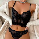 「新品」ブラジャーショーツ セット 総レース シースルー 下着セット 下着 セクシー ランジェリー 下着 透け透け レディース 女性 ブラジャー ノーパッド 3/4カップ 超薄型上下セット 夏