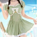 「新品」水着 レディース ボレロ 女の子 体型カバー みずぎ 可愛い お洒落 細見え ワンピース ぽっちゃり ハイウエスト 露出控えめ カッティング 二の腕 お...