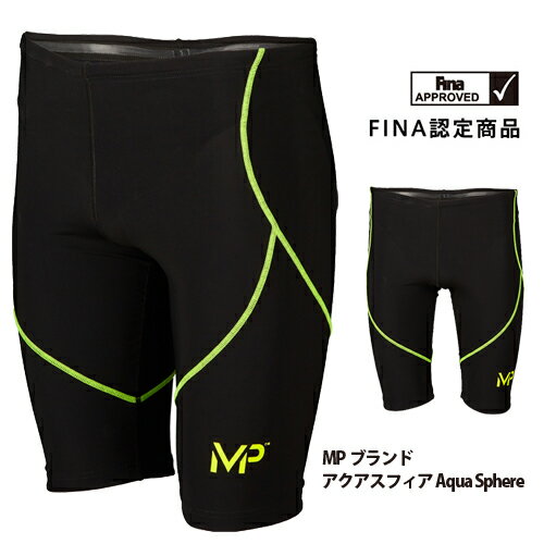 FINA認証 高速水着 MPチーム MPULSE(エムパルス） メンズジャマー BK/YL