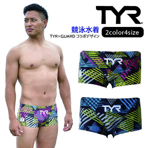 競泳水着 メンズ 練習用 / tyr 水着 メンズ (トライアングルデザイン) ショートボクサー