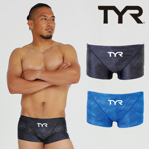 競泳水着 メンズ 練習用 / tyr 水着 メンズ (ダイアゴナル デザイン) ショートボクサー