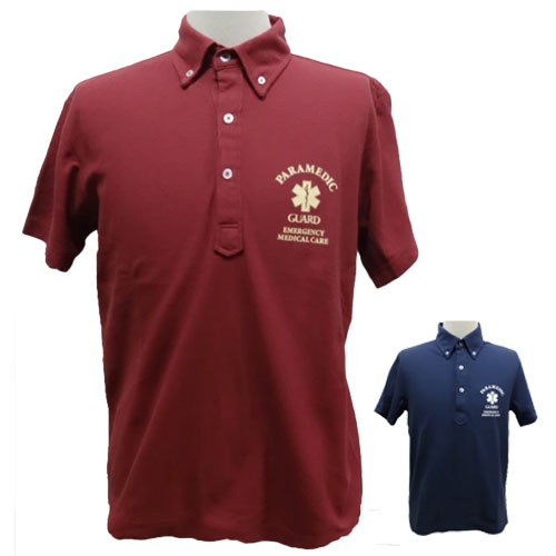 【POL180ボタンダウンポロシャツ(FIREDEPT)】