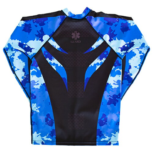 【ネコポス発送】長袖 ラッシュガード (OCEANMAN) / ライフセーバー パトロール対応 ユニフォーム