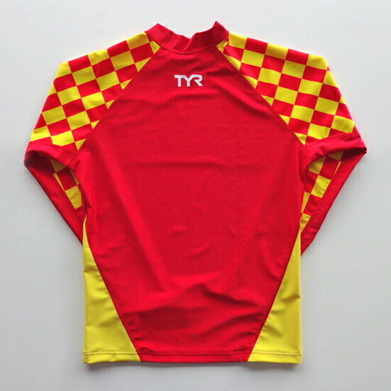 TYR×GUARDコラボ / 長袖ラッシュガード（TUGRD-18S）チェッカー柄