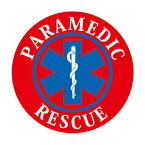 【ネコポス対象商品】 ■GUARD■17PARAMEDIC RESCUE REDステッカー