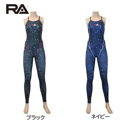 RA(アールエイ） / レディース水着 (ワンピースフルスパッツ) WOMEN'S X-BACK FULL SPATS DEEP OCEAN OXYGEN