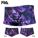 RA メンズ練習用競泳水着 ボックス型 - RA124-BSURF| 耐久性抜群&快適フィット