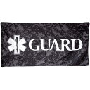 GUARD スターオブライフ|マイクロファイバーバスタオル(ブラック)