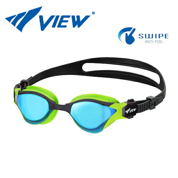 乐天商城 - VIEW(ビュー) / DELFINA for TRIATHLON(デルフィナ) スイミングゴーグル (ミラータイプ) [V2000SAM] BLGB