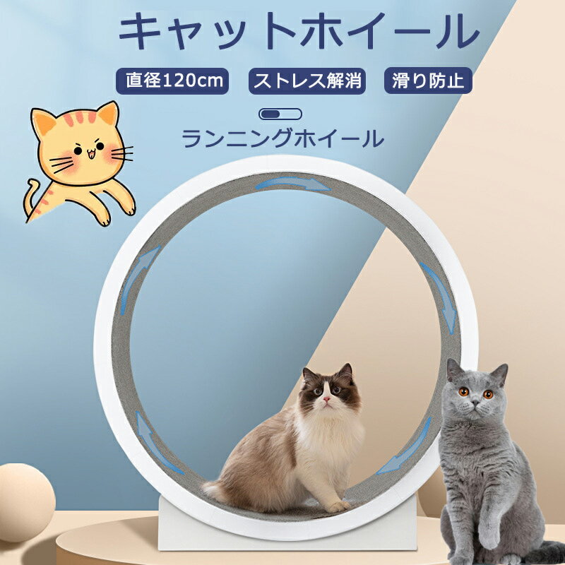 キャットホイール 猫 ランニングホイール キャットウォーク 品番 pet-16 仕様 製品名: 猫のトレッドミル 素材: E0グレード多層無垢材板、ABS樹脂等製で キャットホイールのサイズ：120×27×124cm パッケージサイズ：85...