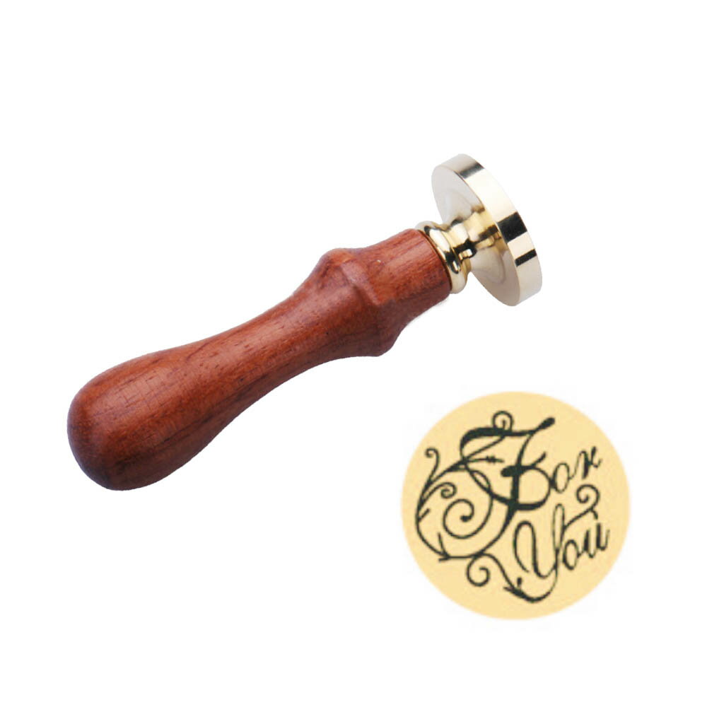 シーリングワックス用スタンプ 材質：金属、木 スタンプ部分の直径2.5cm 製品寸法：約2.5x2.5x9cm 贈り物や手紙に添えることで個性を演出できる一品です。お祝いのイベントに添えてみては。WAXLABO　ワックスラボ　スタンプ　シー...