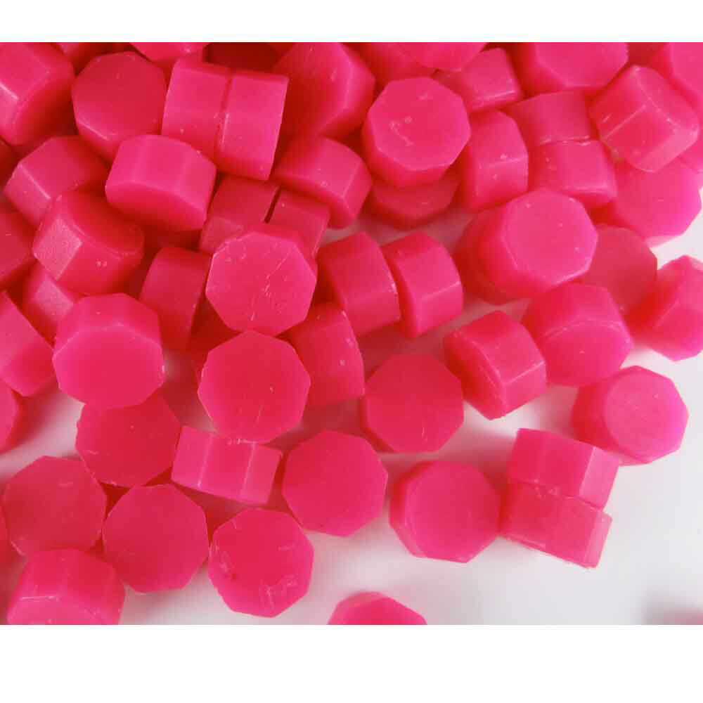 WAXLABO　ワックスラボ　シーリングワックス　封ろう 封蝋　ろう　100g（約280粒）パック　ピンク　ろ..