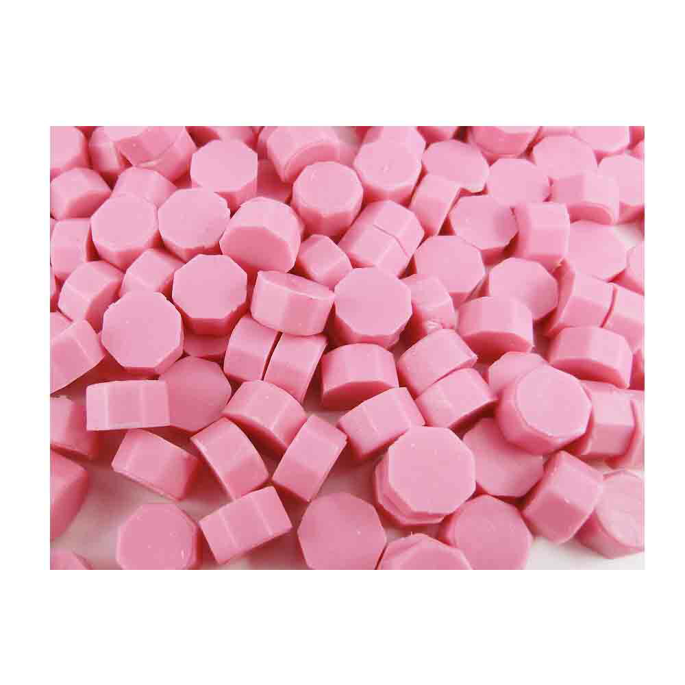 WAXLABO　ワックスラボ　シーリングワックス　封ろう 封蝋　ろう　100g（約280粒）パック　ピンクホワ..