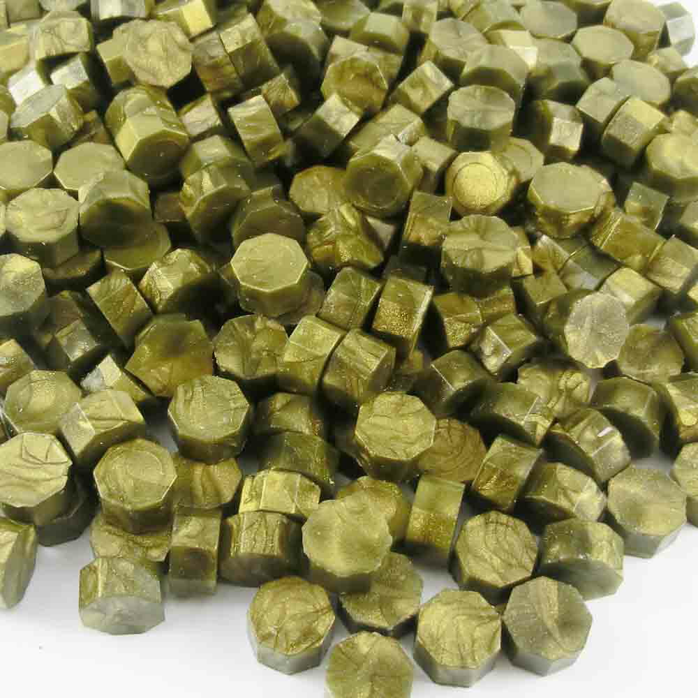 WAXLABO　ワックスラボ　シーリングワックス　封ろう 封蝋　ろう　100g（約280粒）パック　ブロンズ　..