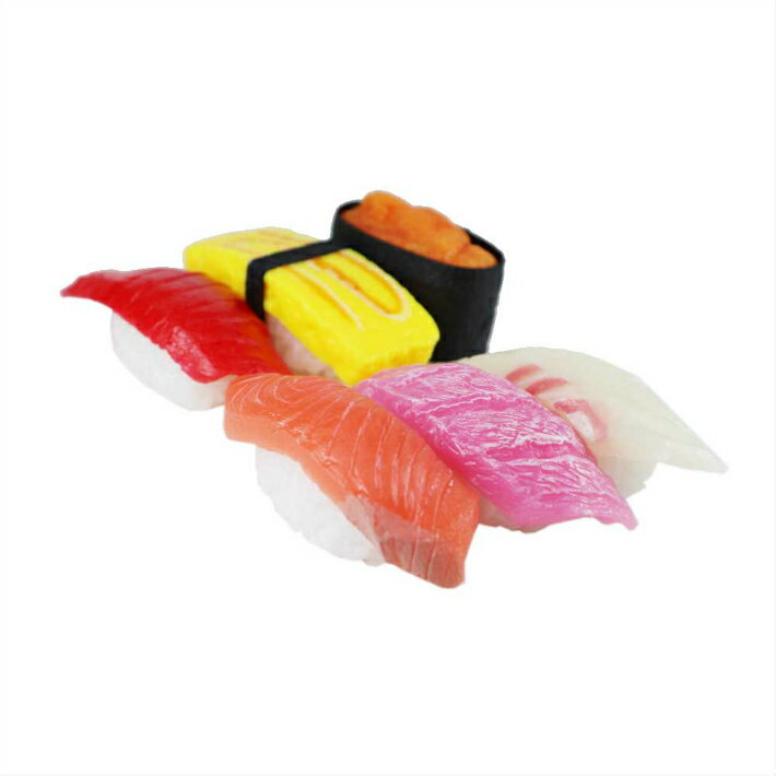 にぎり寿司　（上）　盛り合わせ　すし　模型　6種類パック　食品サンプル　食品模型
