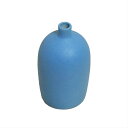材質：陶器 製品サイズ：直径約7cm　高さ約14cm　口径約1.5cm カラー：ブルー 鉢植えとして使えますが、水抜き穴はありません。 おしゃれでカラフルな陶器製の花瓶です。 お花用の花瓶として、一輪挿し花瓶としてお使いいただけます。