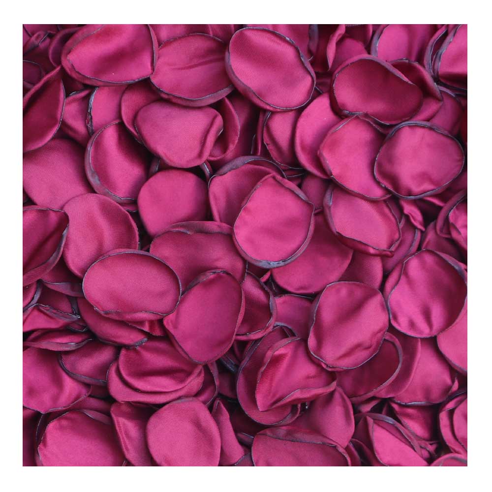 フラワーシャワー　バラ　花びら　造花　500枚パック　カラー：レッドブラック　ポリエステル製