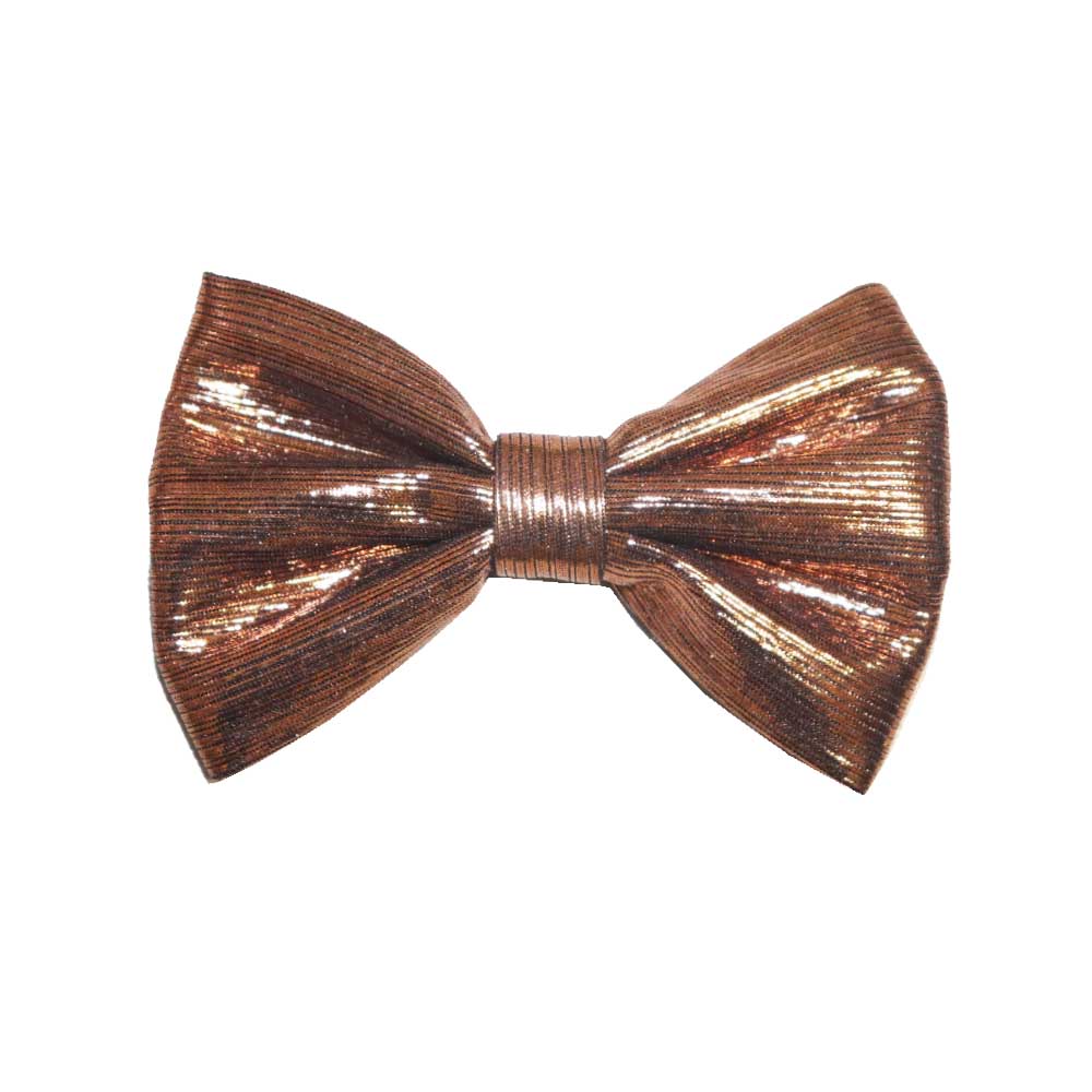 リボン　蝶ネクタイ型リボン　カラー：ゴールド　10個入り　ラッピング素材　ファッション素材　手芸　..