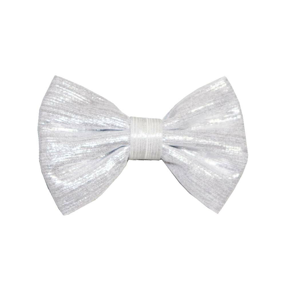 リボン　蝶ネクタイ型リボン　カラー：ホワイト　10個入り　ラッピング素材　ファッション素材　手芸　..