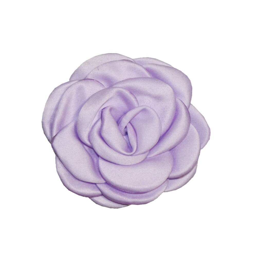 花形　リボン　フラワーリボン　カラー：ラベンダー　10個入り　ラッピング素材　ファッション素材　手..